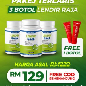 3 Botol Lendir Raja + 1 FREEGIFT